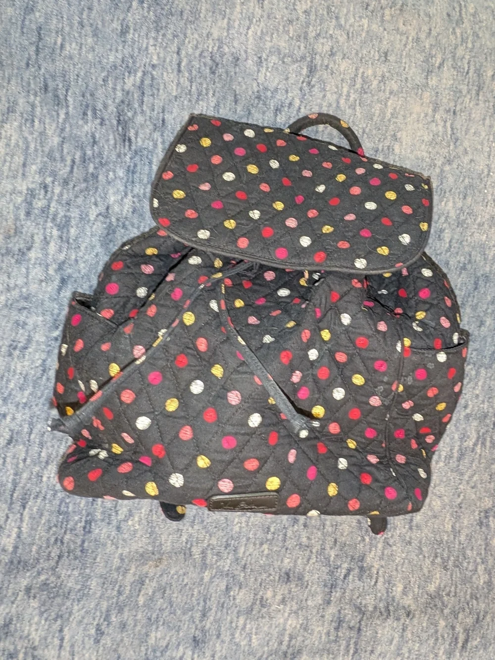 Vera Bradley Havana Dot Mini Drawstring Backpack